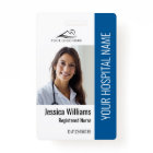 Infirmière inscrite RN Médicale Blue Photo ID Trav