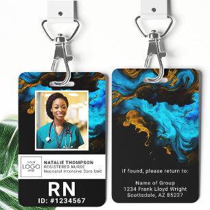 Badge Infirmière Médecin Aide soignant Étudiant en médec