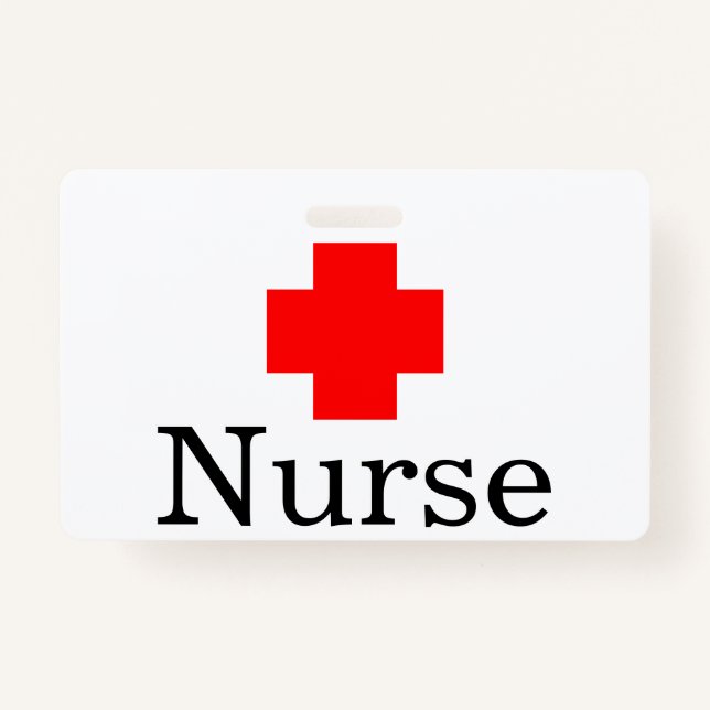 Badge Infirmière Médicale de la Croix-Rouge (Devant)