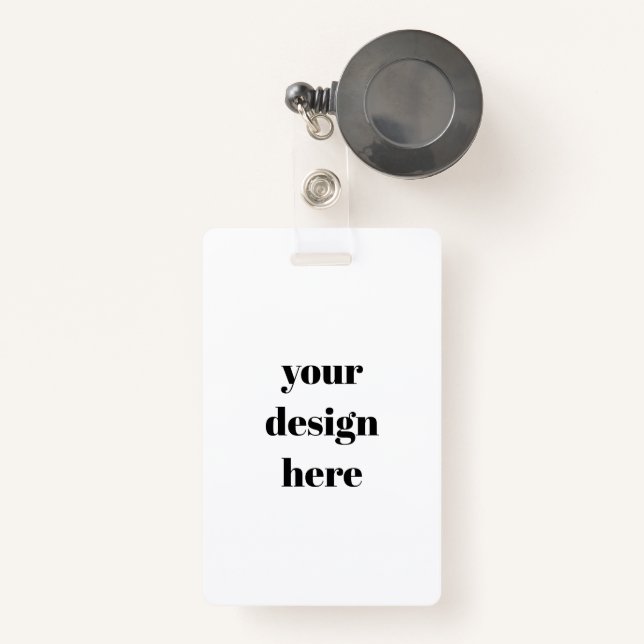 Badge Insigne (Front with Retractable)