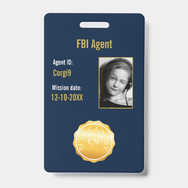 Badge Insigne de l'agent secret du FBI (Avant)