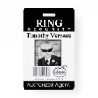 Insigne de sécurité du porteur de bague