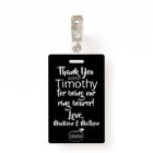 Insigne de sécurité du porteur de bague