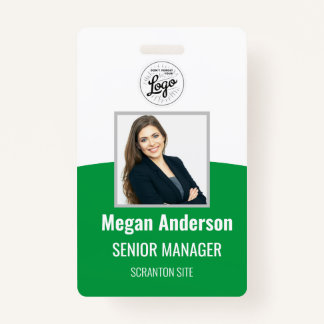 Badge Insigne d'identification photo de l'employé person