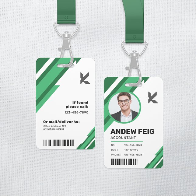 Badge Insigne d'identité du comptable professionnel mode (Créateur téléchargé)