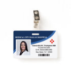Insigne d'identité photo de l'employé de l'hôpital