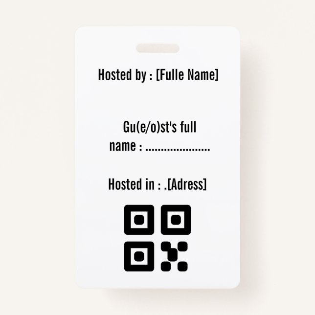 Badge Insigne Hauné Halloween Invitation (Dos)