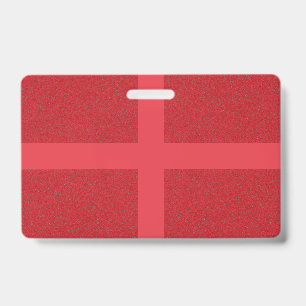 Badge Insigne personnalisé de la Croix-Rouge en rouge to