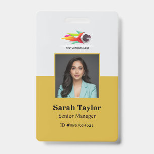 Badge Insigne personnalisé pour l'employé d'entreprise