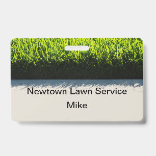 Badge Insignes de nom du service de garde de pelouse bon