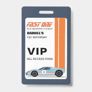 Badge Invitation d'anniversaire pour les Pass VIP de Fas