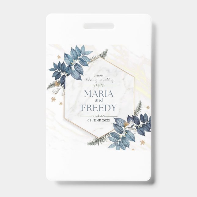Badge Invitations de mariage (Face)