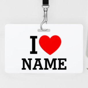 Badge J'aime le nom