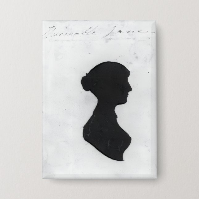 Badge Jane Austen's Silhouette (Recto)