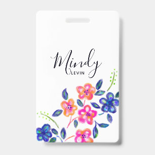 Badge Jardin de Fleurs