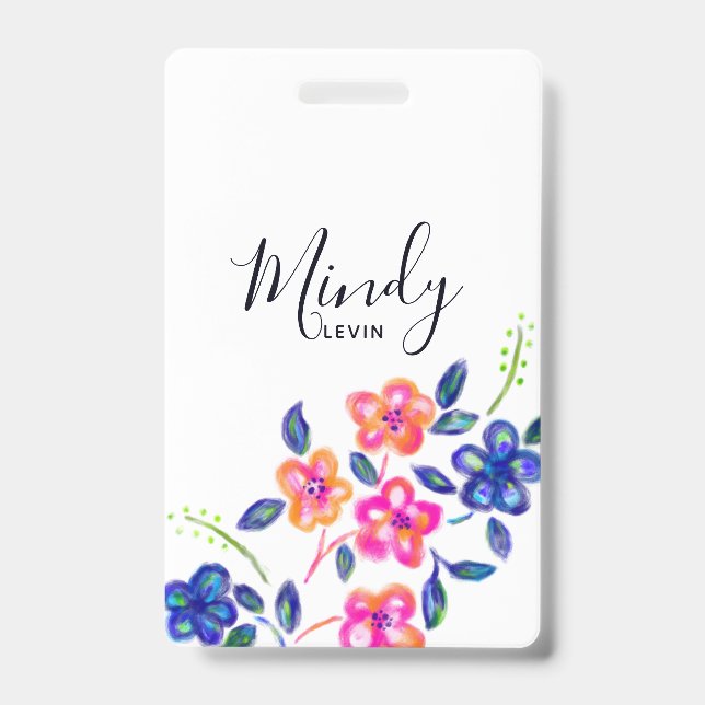 Badge Jardin de Fleurs (Avant)