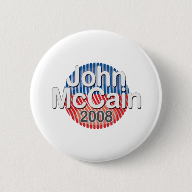 badge-johnmccain 2 inch round button (Front)