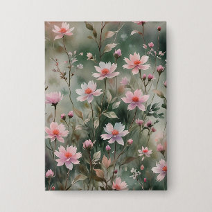 Badge Joli Fleur sauvage