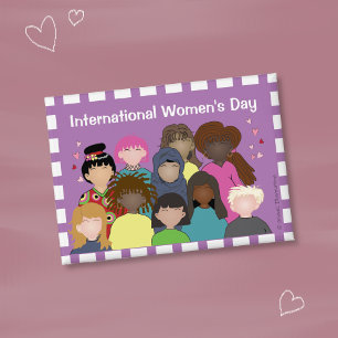 Badge Journée internationale des femmes Bouton à broch