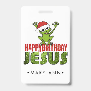 Badge Joyeux anniversaire Jésus
