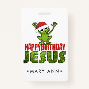 Badge Joyeux anniversaire Jésus