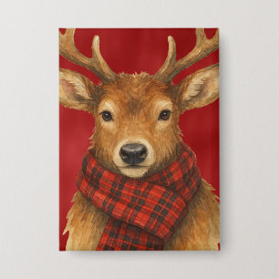 Badge Joyeux Noël Renne
