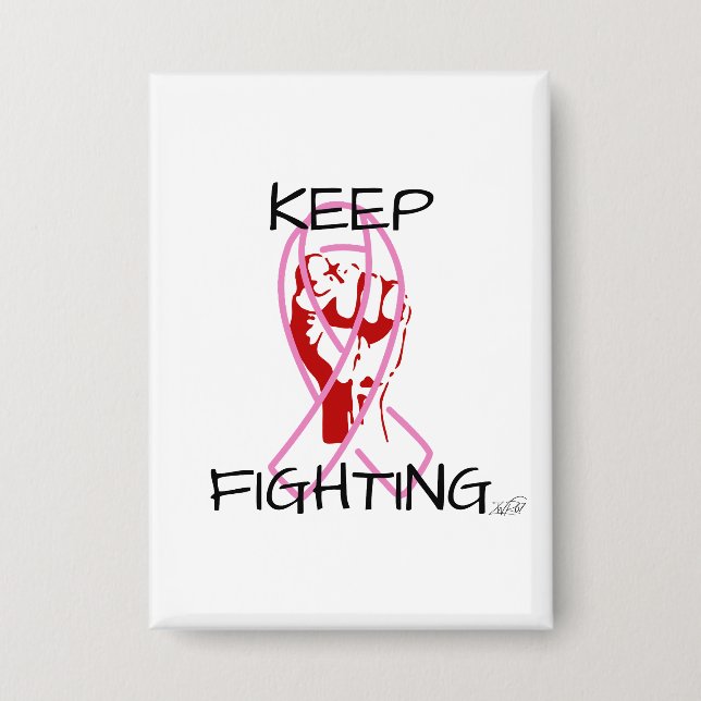 Badge Keep Fighting (Recto)