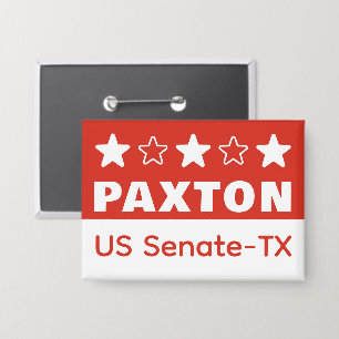 Badge Ken PAXTON pour le Sénat américain Texas 2026