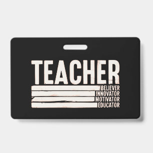 Badge La vie d'enseignant rentrée scolaire 