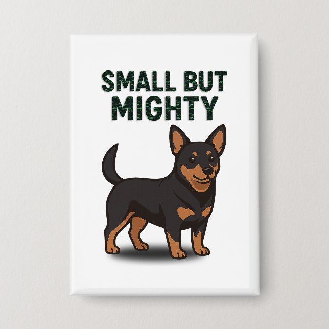 Badge Lancashire Heeler Petit Mais Puissant (Recto)