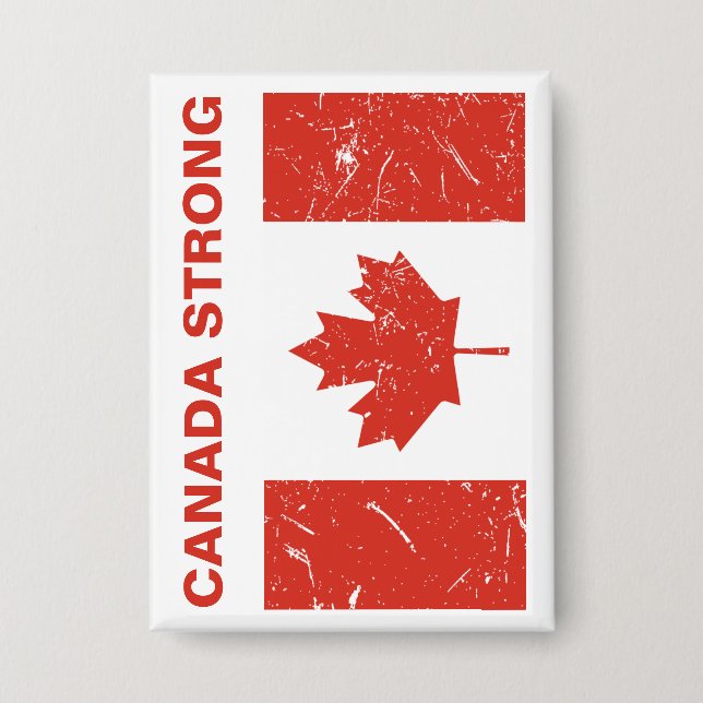 Badge Le Canada fort (Recto)