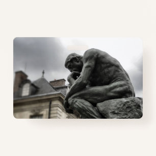Badge Le penseur Rodin Paris Sculpture