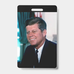Badge Le président américain John F. Kennedy au bureau o