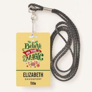 Badge Le Typographe du Magic Christmas