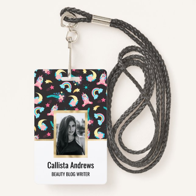 Badge Les Stars de la Florale (Devant avec lanière)