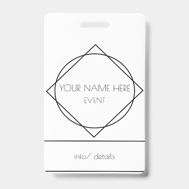 Badge létard géométrique (Front)