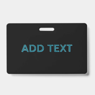 Badge Lettres en contour modifiables avec ombre portée