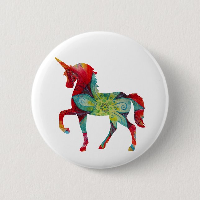 Badge Licorne Rond (Devant)