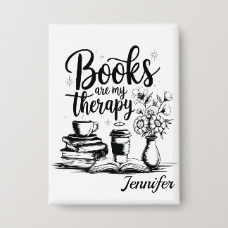 Badge Livres Personnalisés Sont Mes Bookworms de Thérapi