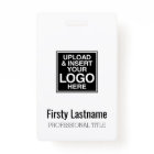 Logo de l'entreprise avec code barre de prénoms et