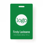 Logo de l'entreprise avec code barre de prénoms et