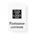 Logo de l'entreprise avec zone pour les prénoms et