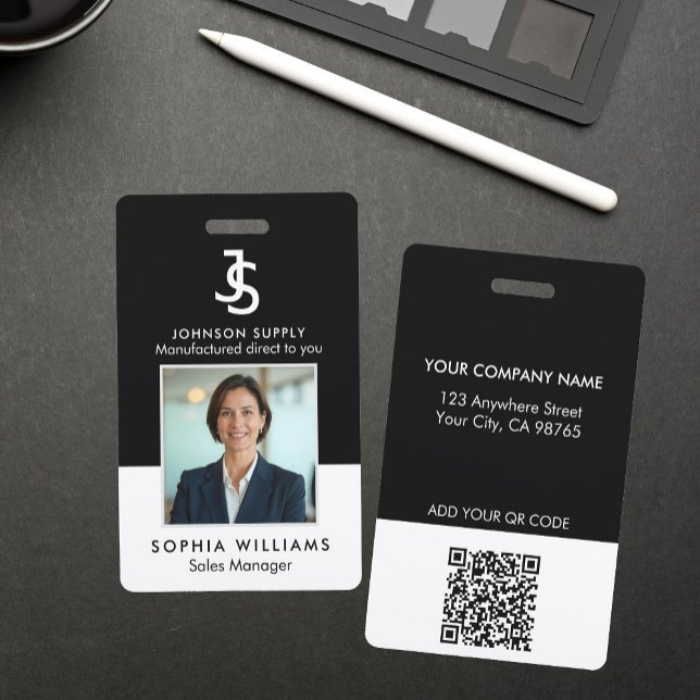 Badge Logo de monogramme de société de coutume commercia (Créateur téléchargé)