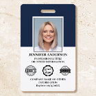 Logo de photo d'identité d'employé personnalisé Ma