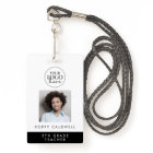 Logo de typographie Chic Photo Employé ou ID ensei