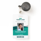 Logo d'entreprise Modèle Turquoise Nom photo de l'