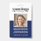 Logo d'entreprise personnalisé - Photo d'employé -