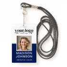 Logo d'entreprise personnalisé - Photo d'employé -