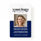 Logo d'entreprise personnalisé - Photo d'employé -