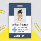 Logo et ID photo des employés de l'hôpital